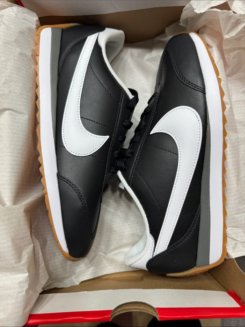 Nike Black and White Women's Classic Retro Sneaker